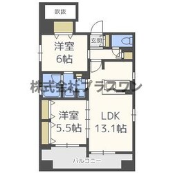 エステムコート船場プレミアの物件間取画像